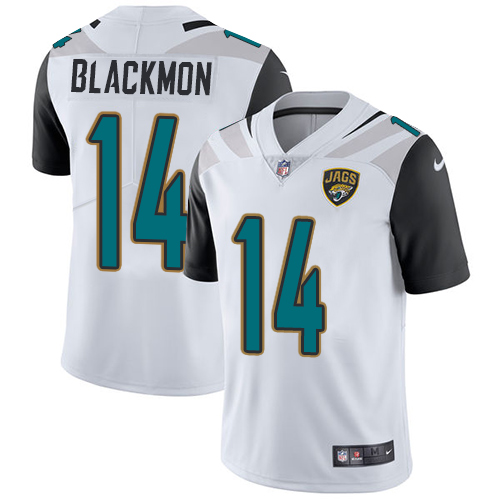 2019 Men Jacksonville Jaguars #14 Blackmon white Nike Vapor Untouchable Limited NFL Jersey->jacksonville jaguars->NFL Jersey